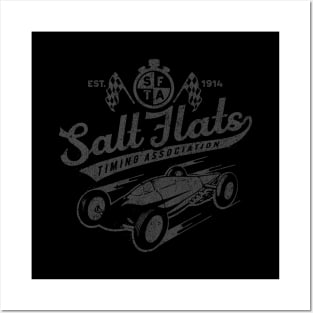 Salt Flats Land Speed Race Tee Posters and Art